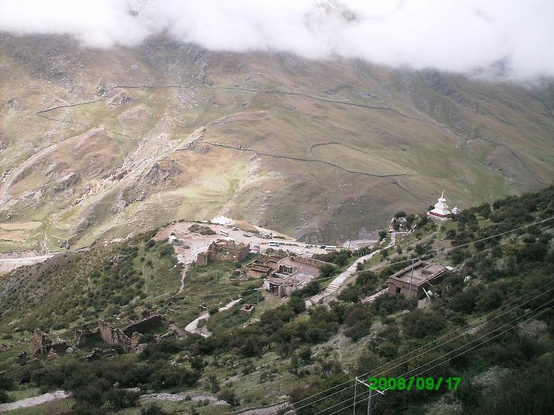 PICT0039.JPG - From the highest meditation cave at Sera