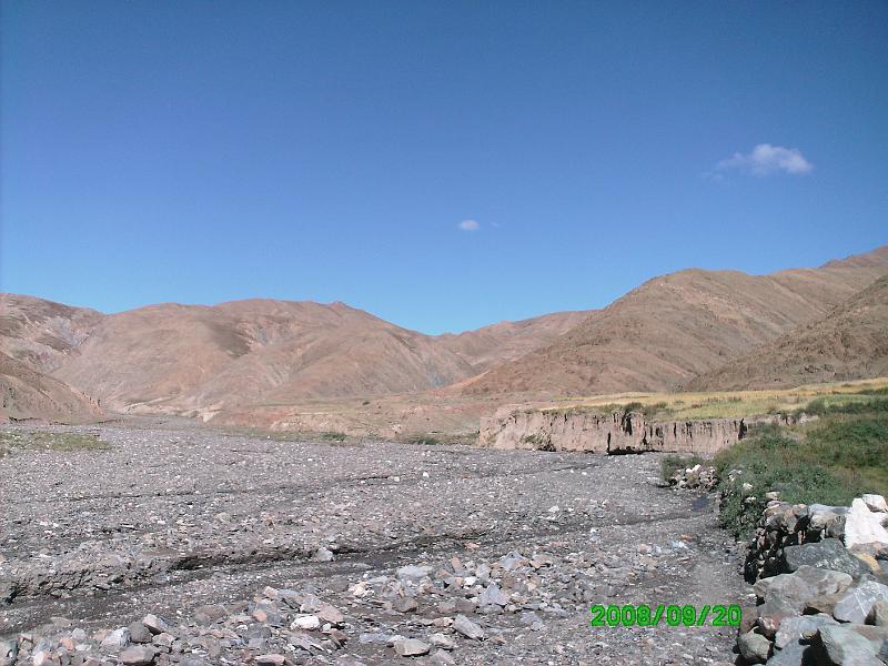 PICT0207.JPG - We were heading by foot to the pass in the middle------15,800 feet (3000 ft vertical climb)